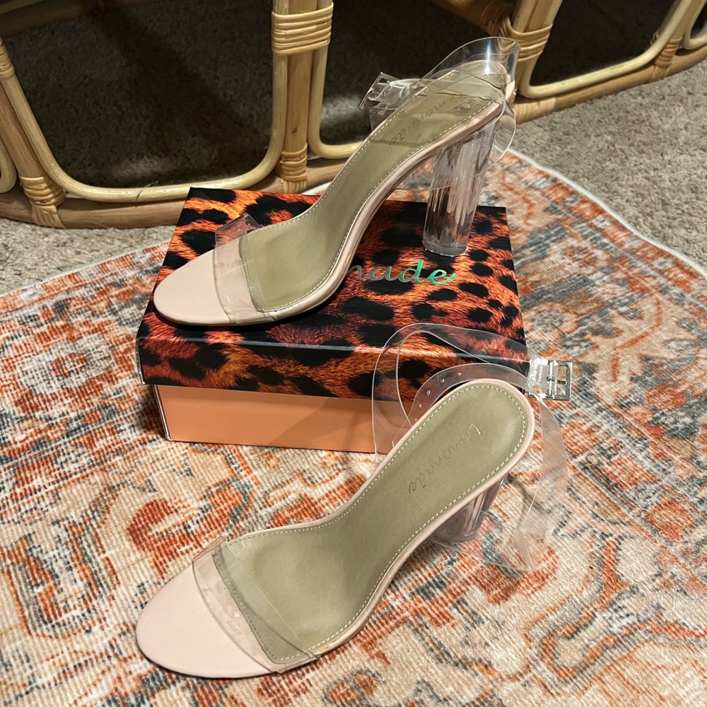 Selling these clear heels!